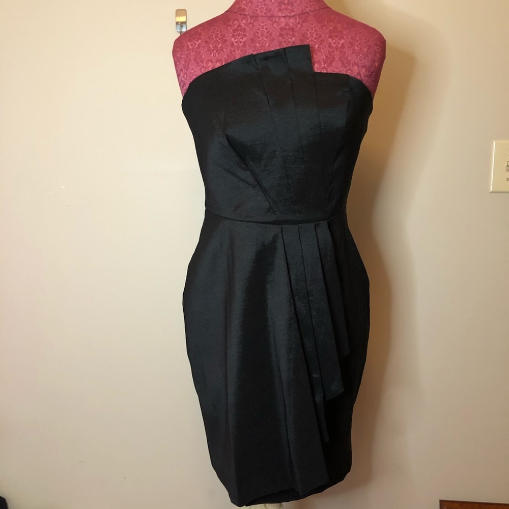 Calvin Klein Black Strapless Dress